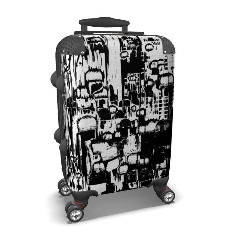 Suitcase black and white on sale